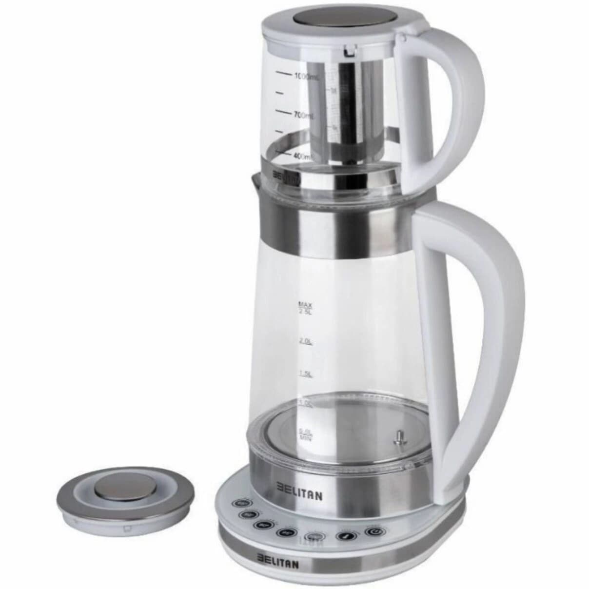 چای ساز روهمی دیجیتالی بلیتان مدل BT 2802 سفید