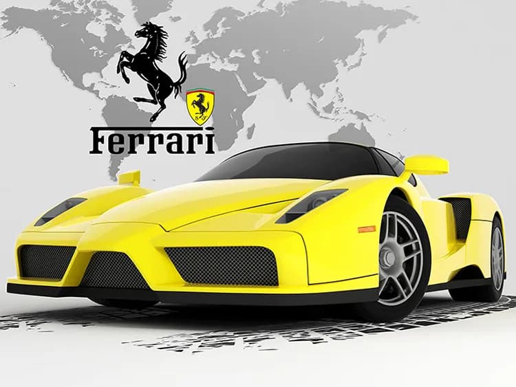 پوستر دیواری ماشین فراری