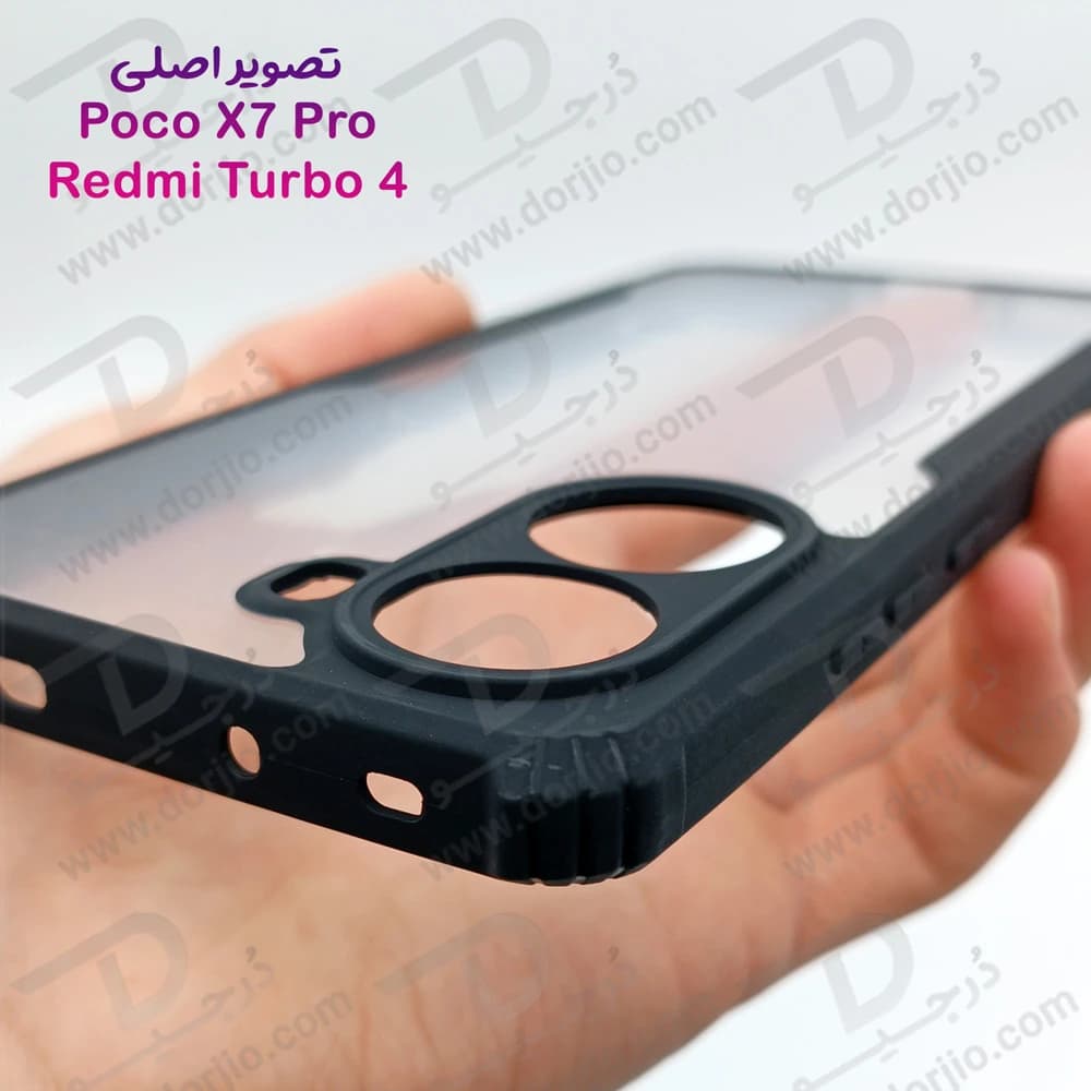 گارد ضد ضربه شفاف Xiaomi Redmi Turbo 4 طرح iPaky — تصویر ۴