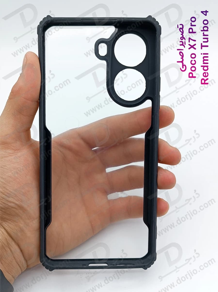 گارد ضد ضربه شفاف Xiaomi Poco X7 Pro طرح iPaky — تصویر ۷