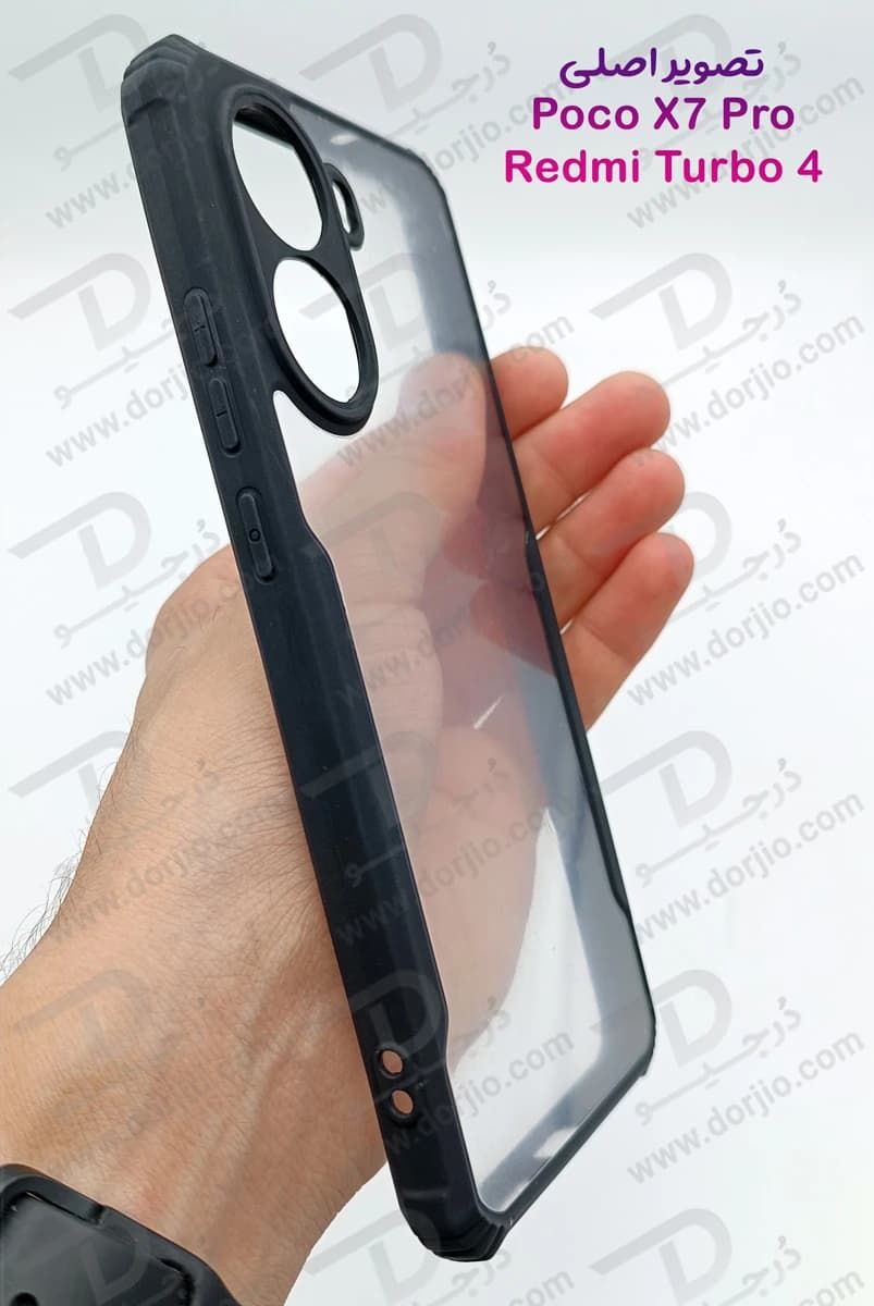 گارد ضد ضربه شفاف Xiaomi Poco X7 Pro طرح iPaky — تصویر ۳