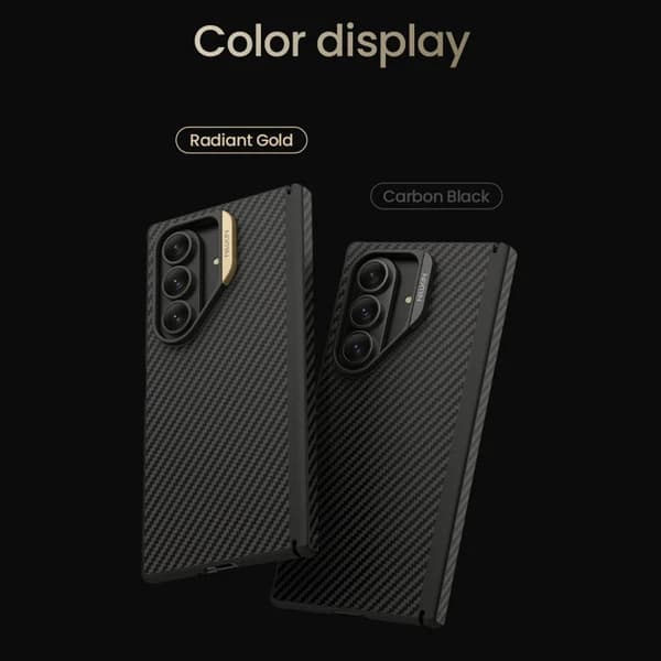 قاب مگنتی فیبری Samsung Galaxy Z Fold 7 مارک نیلکین مدل Synthetic Fiber Pro — تصویر ۳