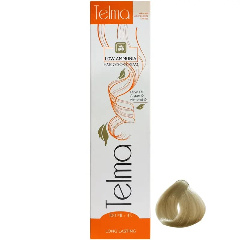رنگ مو تلما مدل Low Ammonia شماره 99.11 حجم 100 میلی لیتر رنگ یخی کریستالی — تصویر ۲