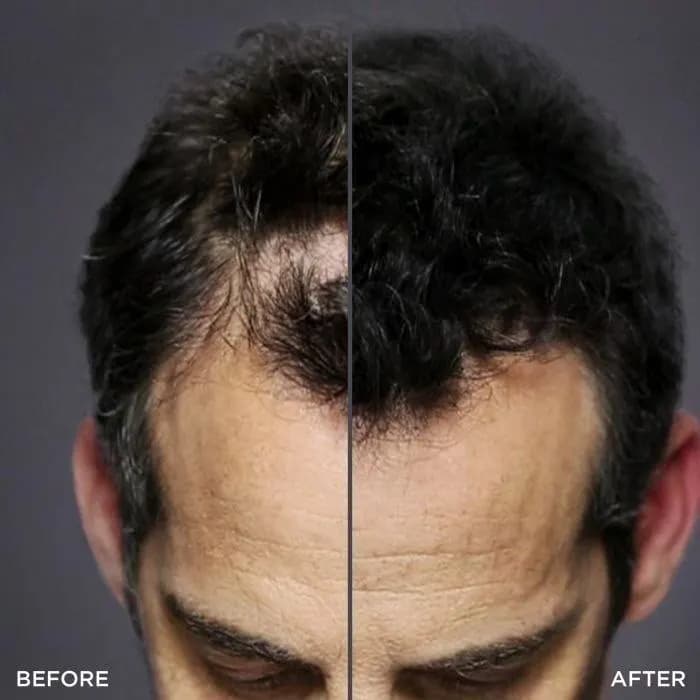 پودر پشت کننده مو تاپیک مدل FIBER وزن 10.3 گرم رنگ بلوند متوسط به همراه سری پودر پاش — تصویر ۴