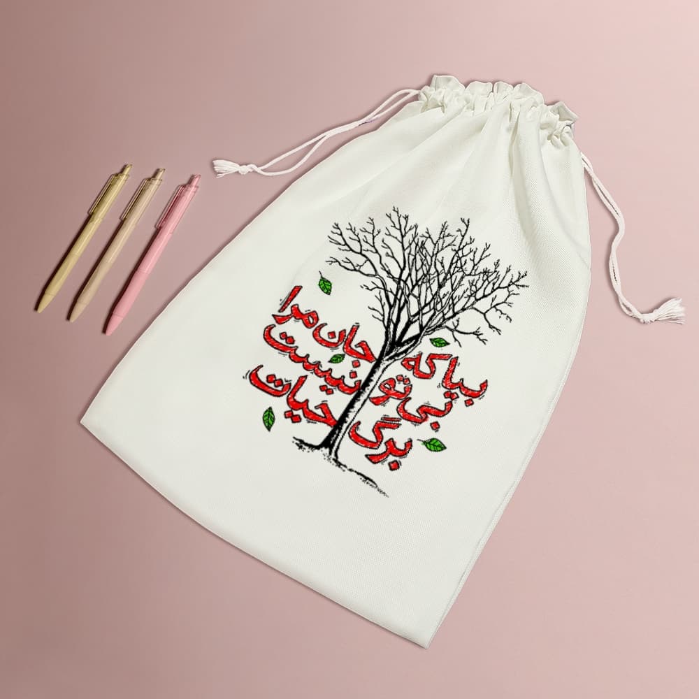 کیسه نظم دهنده بیا که جان مرا بی تو نیست برگ حیات — تصویر ۵