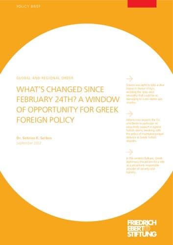 دانلود کتاب WHAT’S CHANGED SINCE FEBRUARY 24TH? A WINDOW OF OPPORTUNITY FOR GREEK FOREIGN POLICY