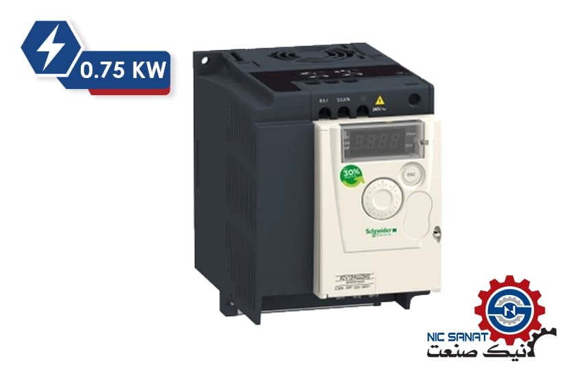 اینورتر تک فاز 0.75KW سری ATV12 اشنایدر مدل ATV12H075F1
