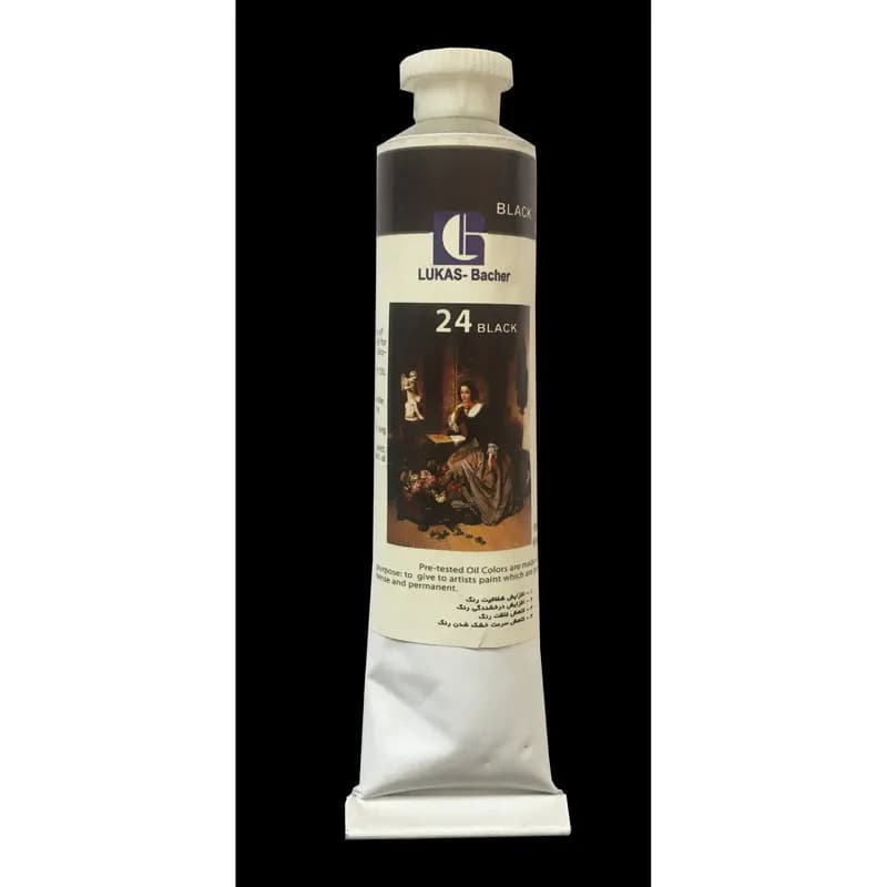 رنگ روغن لوکاس باچر کد 24 حجم 37 میلی لیتر — تصویر ۲