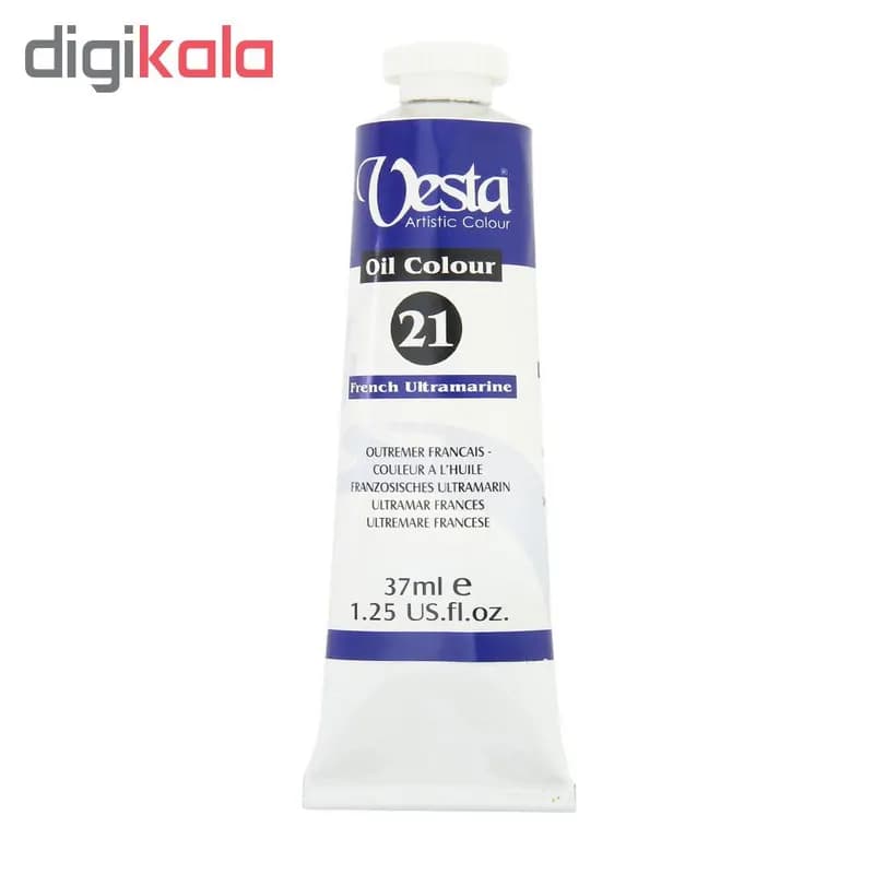 رنگ روغن وستا مدل French Ultramarine 21 حجم 37 میلی لیتر — تصویر ۲