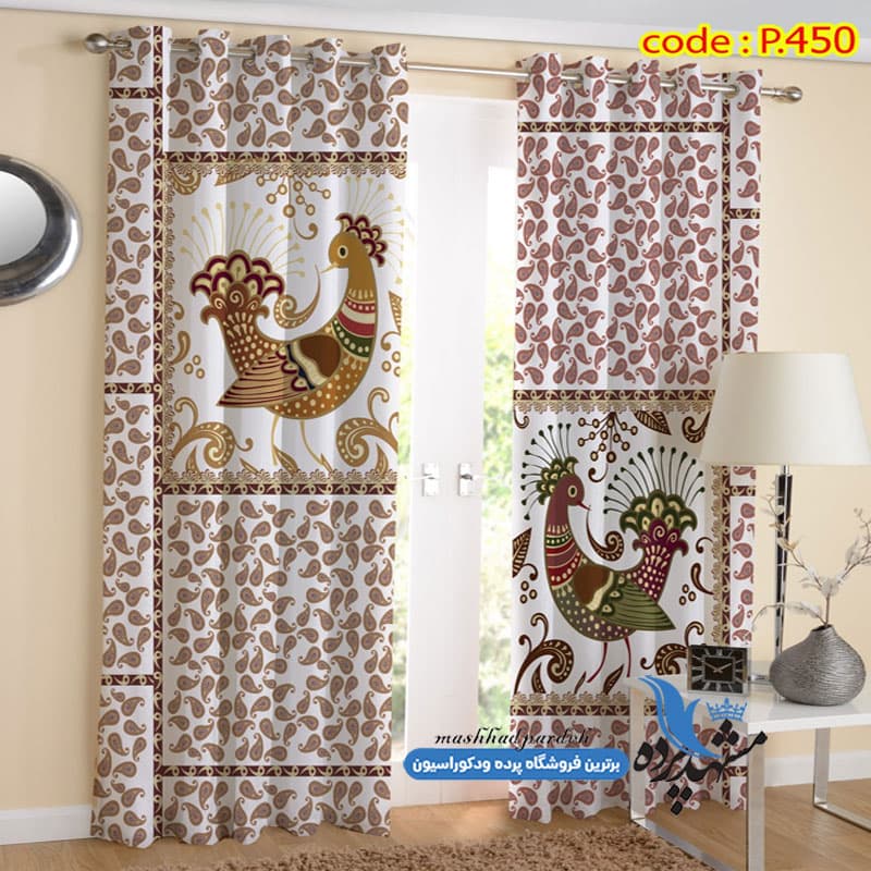 پرده پانچ طرح کلاسیک کد P450
