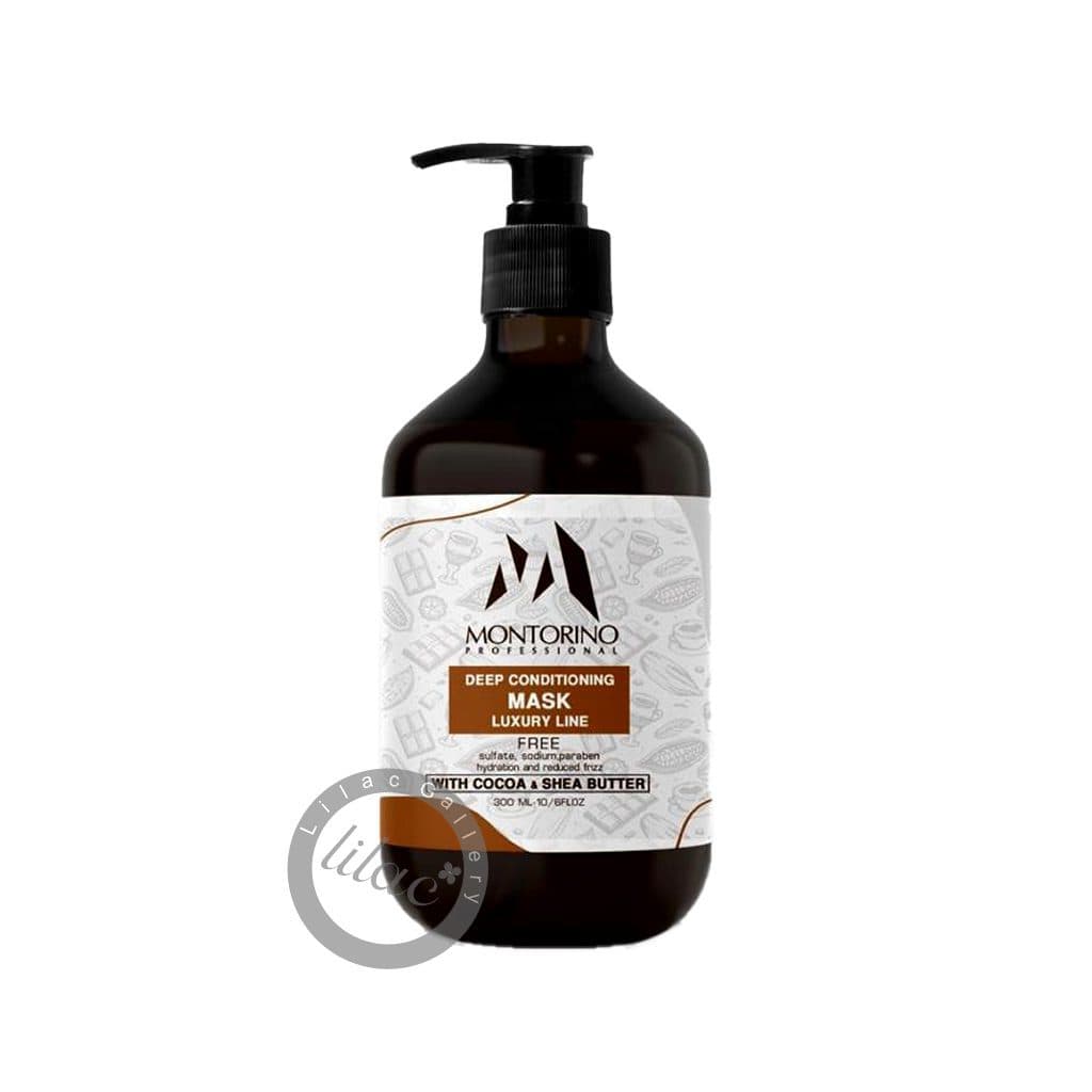 ماسک مو بدون سولفات مونتورینو مدل DEEP conditioning LUXURY حجم 300 میل