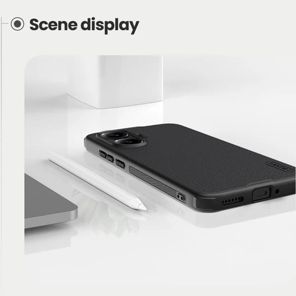 قاب ضد ضربه مگنتی Xiaomi Redmi Turbo 4 Pro مارک نیلکین مدل Super Frosted Shield Pro Magnetic — تصویر ۵