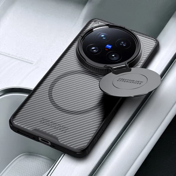 گارد مگنتی نیمه شفاف کمرا استند Vivo X200 Ultra مارک نیلکین مدل Camshield Prop Clear — تصویر ۶