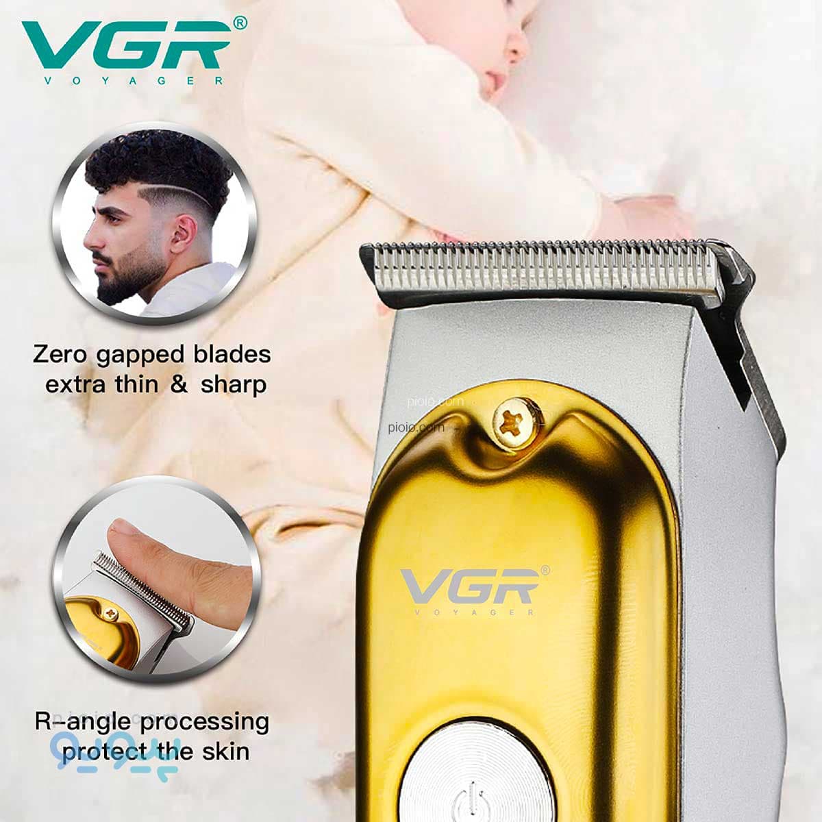 ماشین اصلاح خط زن وی جی آر ایتم VGR-290 عمده و کارتنی — تصویر ۶