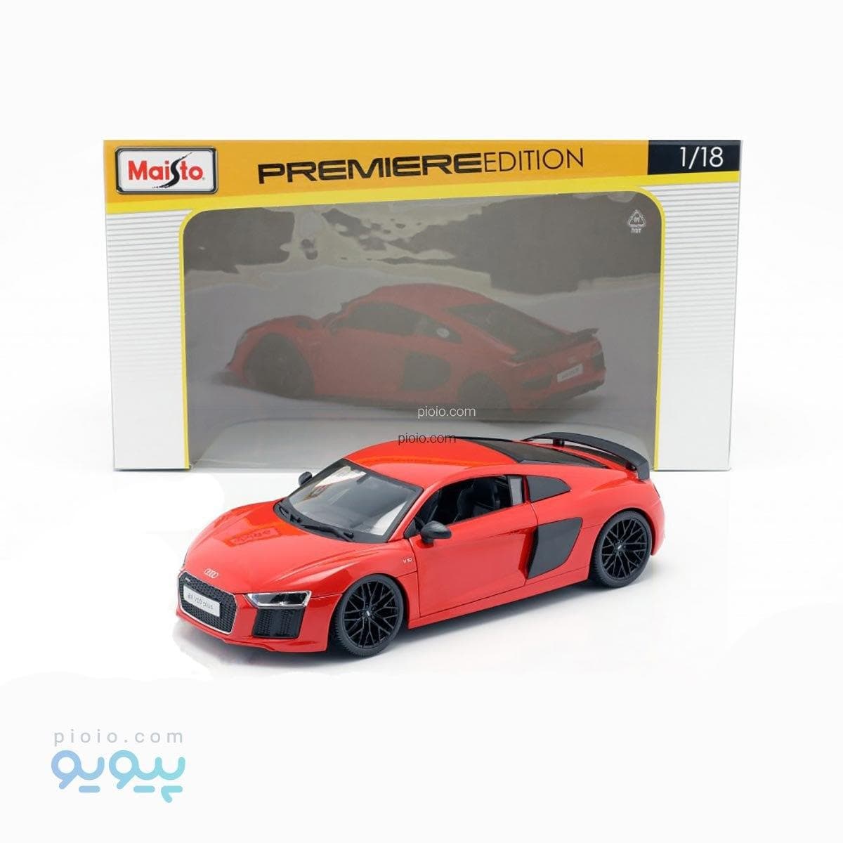 ماکت ماشین فلزی مایستو مدل Audi R8 V10 Plus — تصویر ۵
