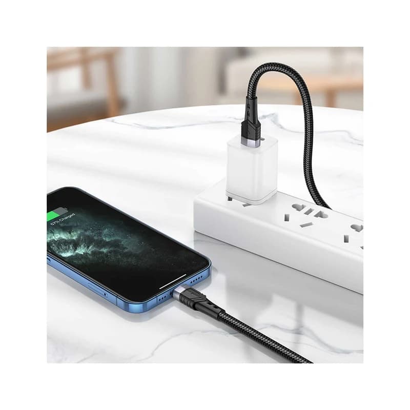 کابل شارژ USB به لایتنینگ بروفون مدل BU35 — تصویر ۷