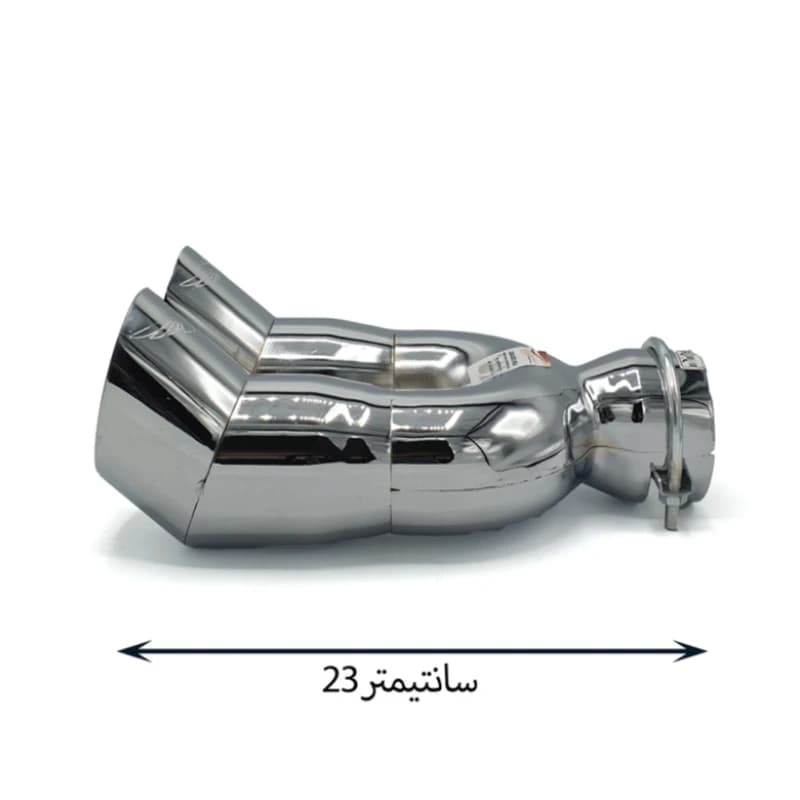 سراگزوز خودرو اسپرت مدل دو لول شکاری – کروم — تصویر ۲