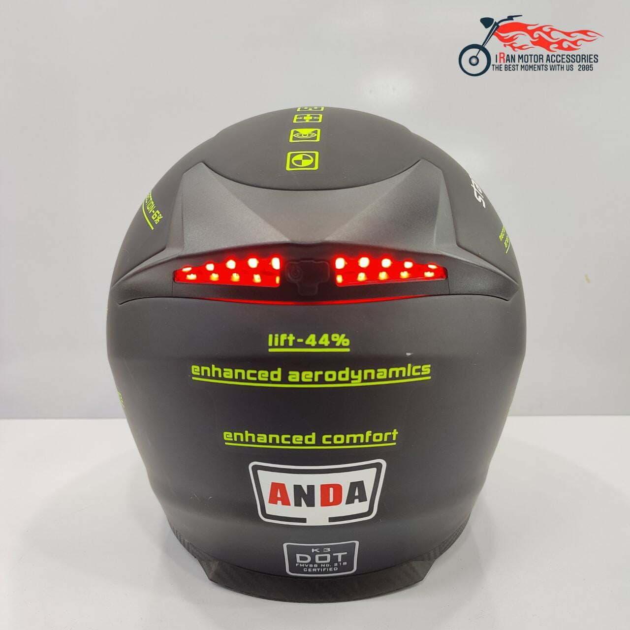 کلاه کاسکت فک ثابت AD (ANDA) کد 918 — تصویر ۳