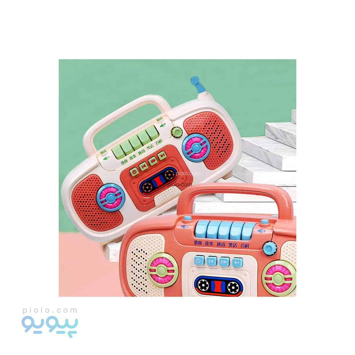 اسباب بازی ضبط صوت کلاسیک آیتم HJ-8089 تک و عمده — تصویر ۵