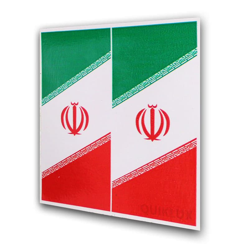 برچسب پرچم پلاک – ایران طرح ا.. (بسته 2 عددی) — تصویر ۴