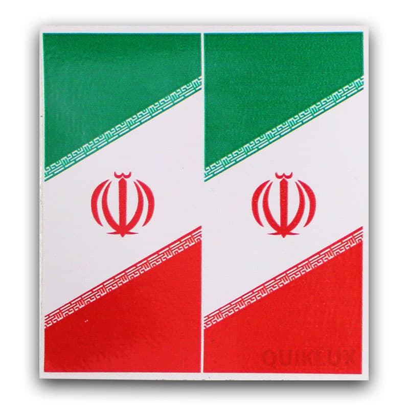 برچسب پرچم پلاک – ایران طرح ا.. (بسته 2 عددی) — تصویر ۲
