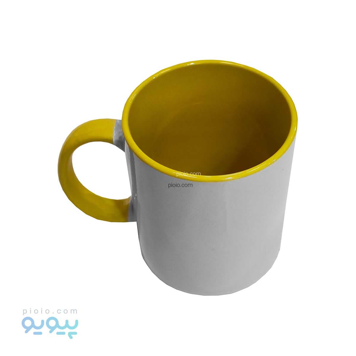 لیوان سرامیکی دو رنگ آیتم 3871 — تصویر ۳