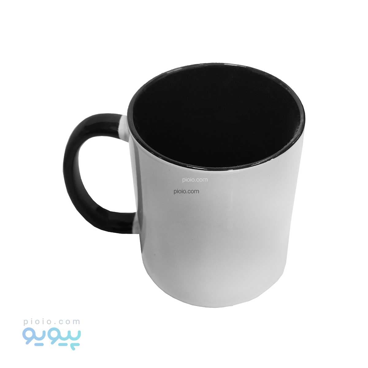 لیوان سرامیکی دو رنگ آیتم 3871 — تصویر ۵