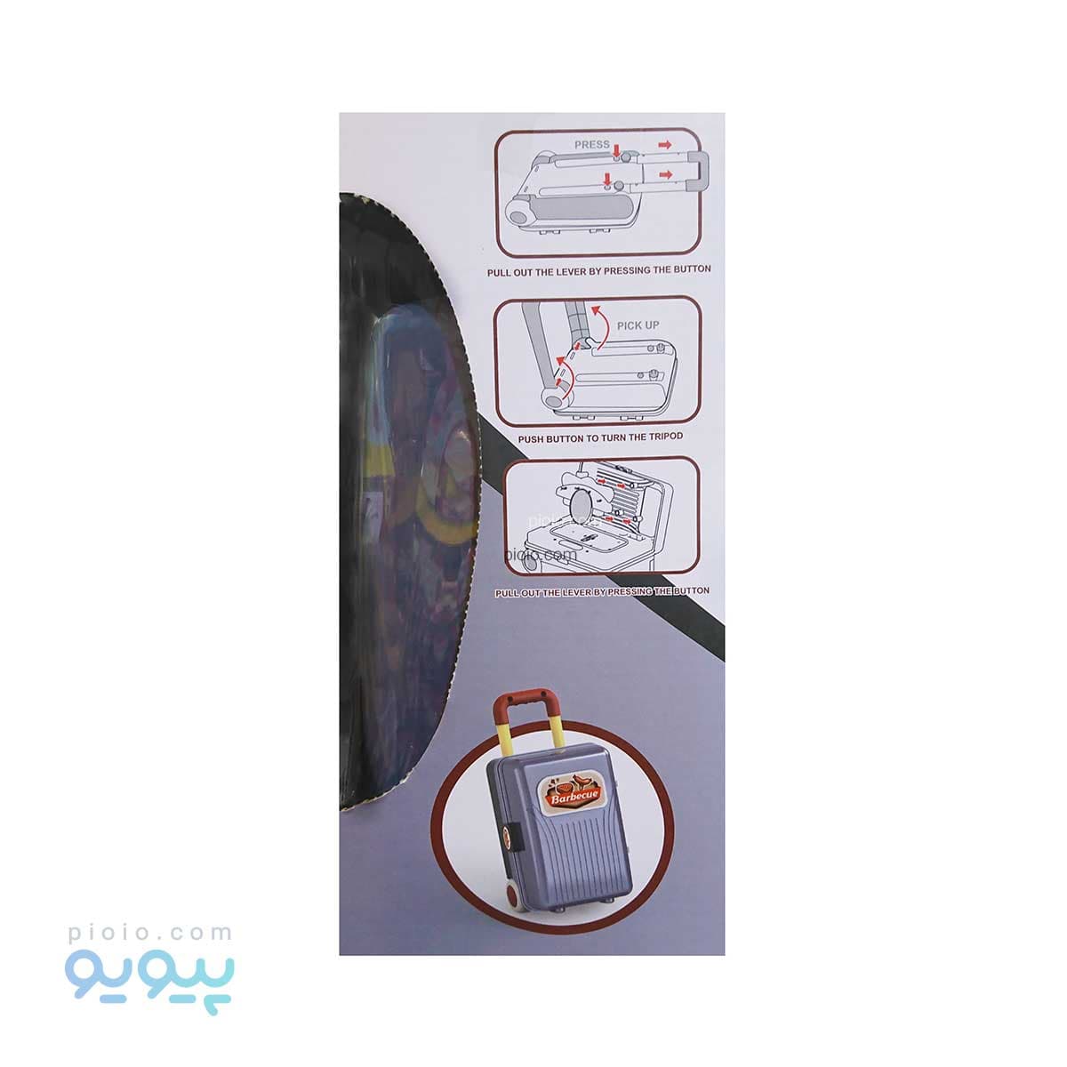 اسباب بازی باربیکیو مدل چمدانی کد CK08B — تصویر ۴
