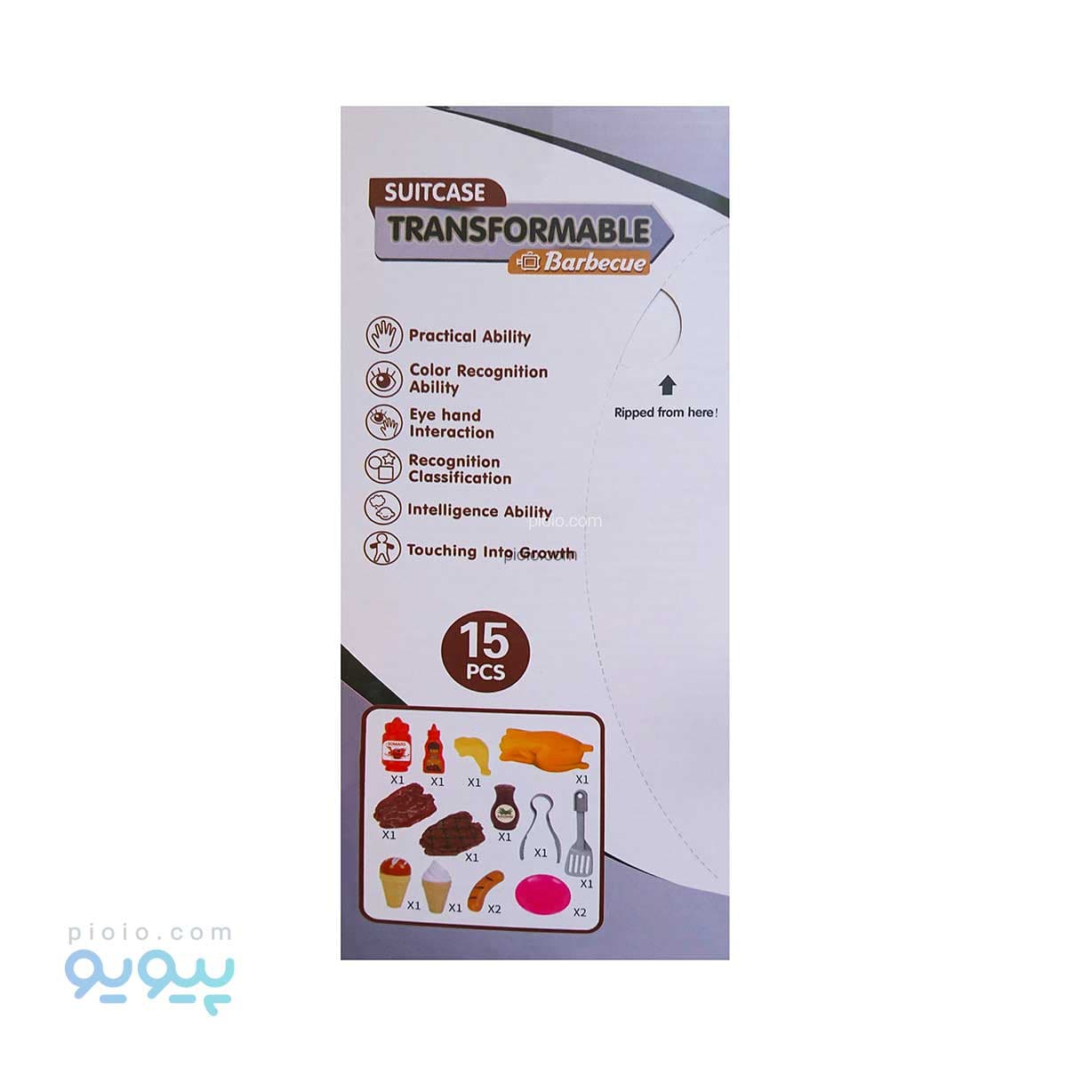 اسباب بازی باربیکیو مدل چمدانی کد CK08B — تصویر ۳