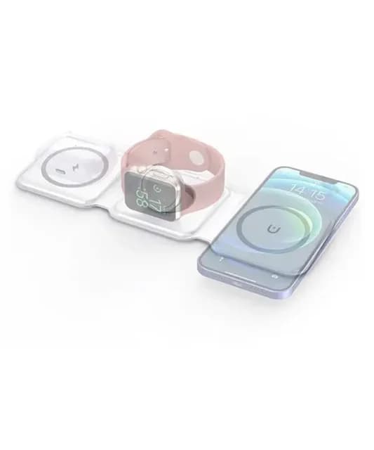 شارژر بی سیم فورس مدل FPMSINDUC3EN1W MagSafe — تصویر ۲