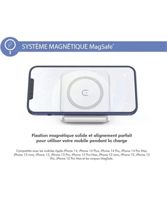 شارژر بی سیم فورس مدل FPMSINDUC3EN1W MagSafe — تصویر ۳
