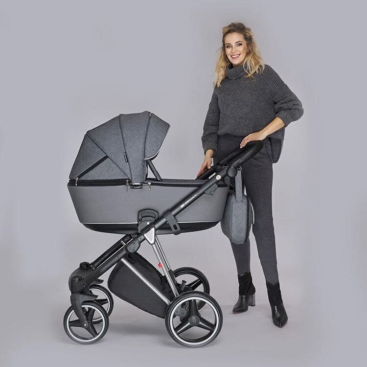 ست کالسکه نقره ای 4 تکه آدامکس ADAMEX مدل CRISTIANO 470 — تصویر ۶