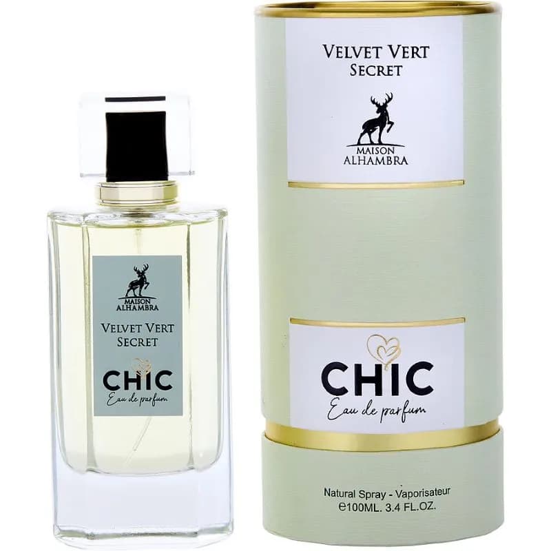 ادکلن چیک ولوت ورت سکرت ۱۰۰ میل _ Maison Alhambra Chic Velvet Vert Secret