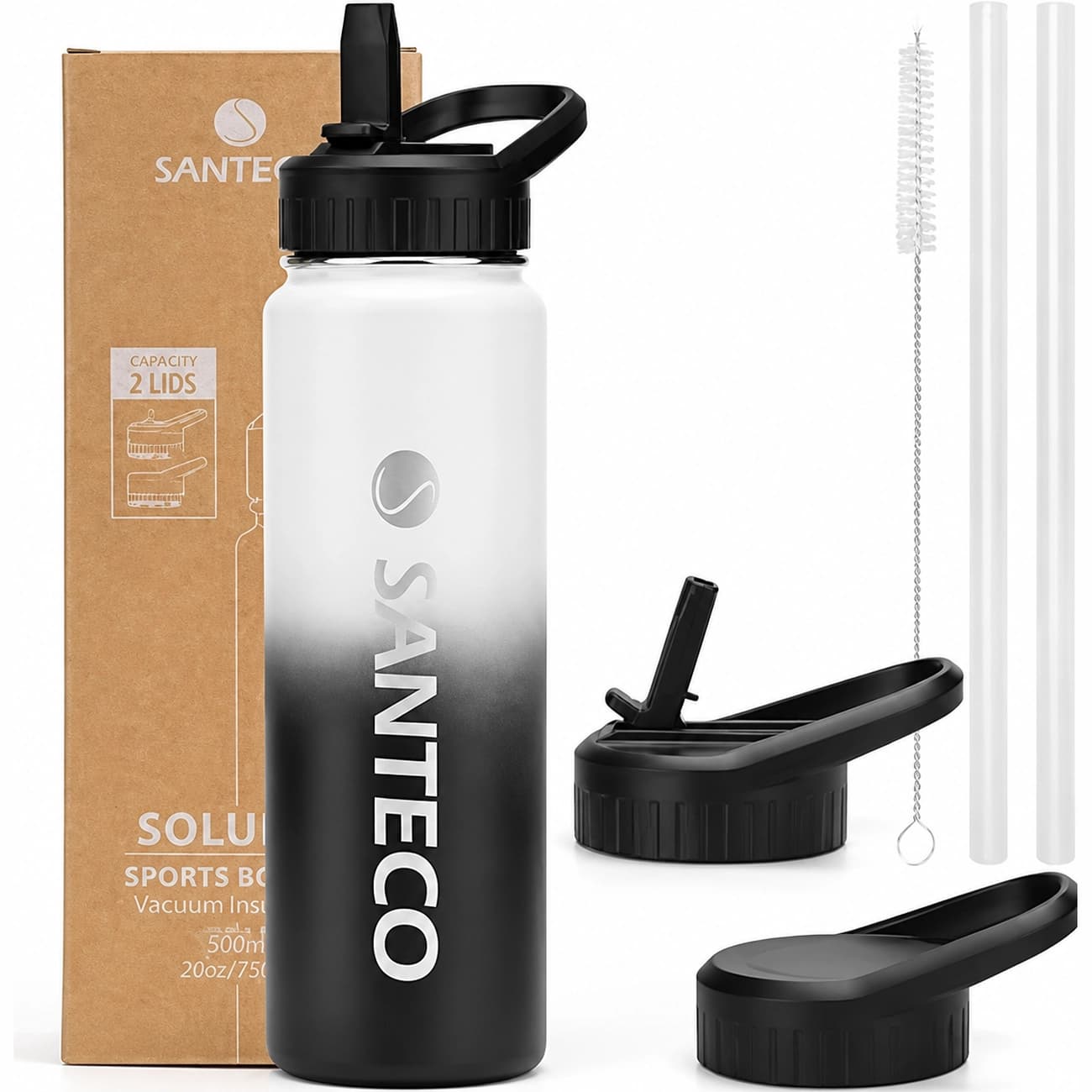 قمقمه ورزشی سانتکو SANTECO مدل HD-710HB گنجایش 710 میلی لیتر — تصویر ۸