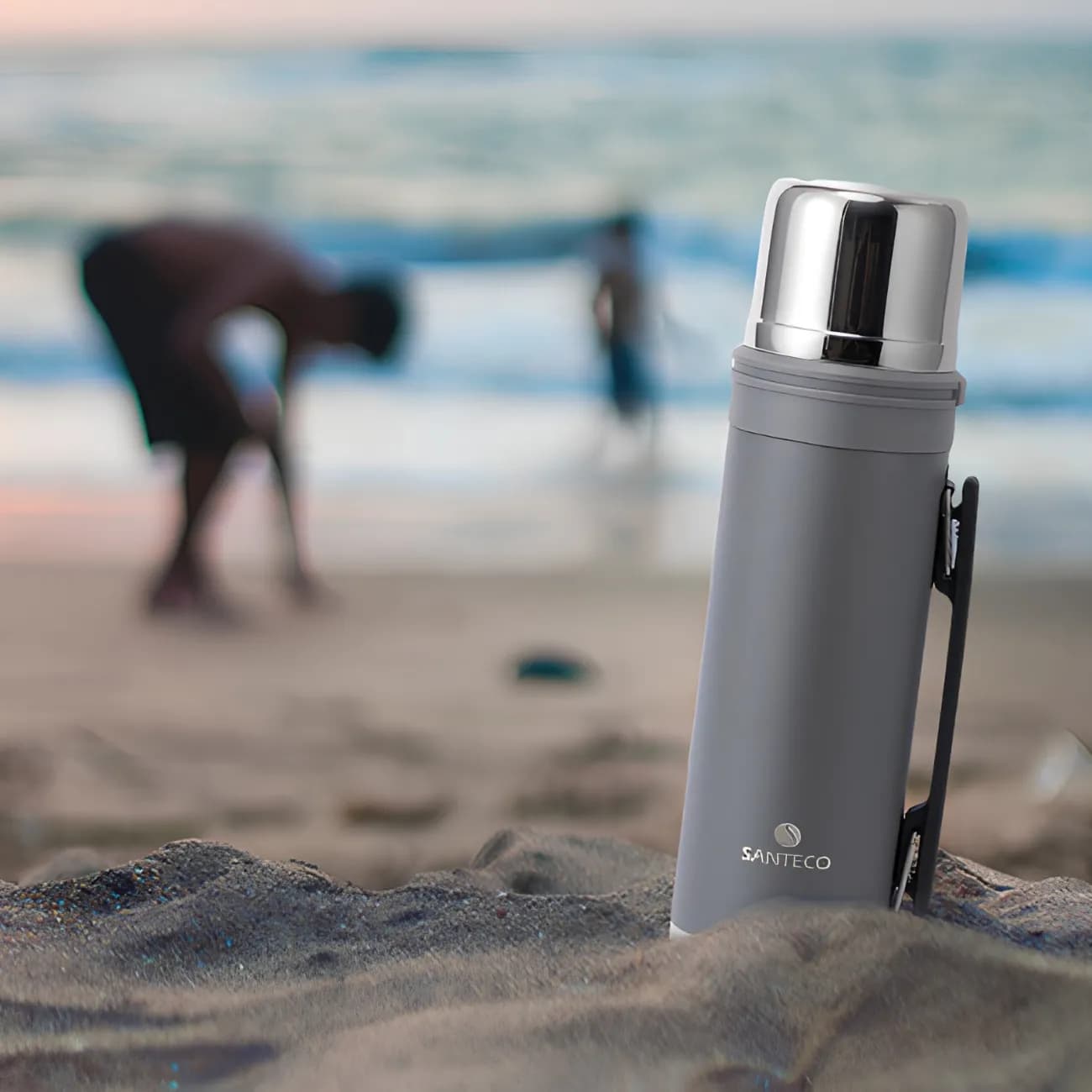 فلاسک دوجداره سانتکو SANTECO مدل HY-1000-16 ظرفیت 1 لیتر — تصویر ۴