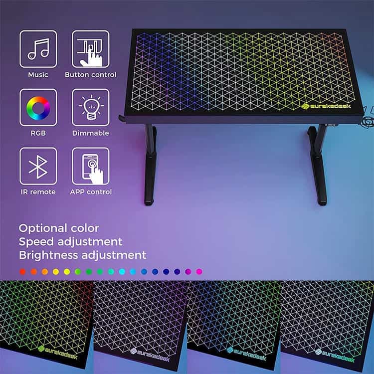 میز گیمینگ Eureka Ergonomic مدل GTG-I43 – مشکی — تصویر ۸