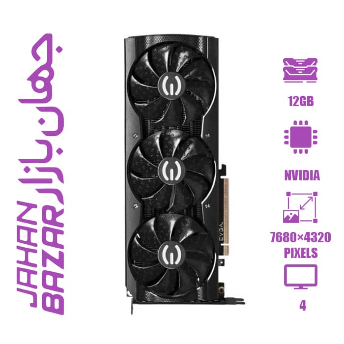 کارت گرافیک استوک ای وی جی ای GeForce RTX 3080 Ti XC3 Ultra ظرفیت 12GB