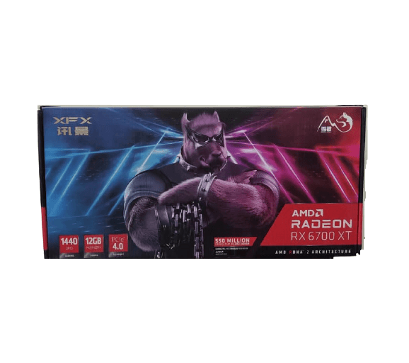 کارت گرافیک استوک ایکس اف ایکس Radeon RX 6700 XT ظرفیت 12 گیگابایت