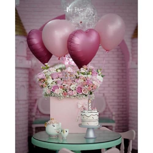 ارسال دسته گل برای هدیه تولد یک سالگی نوزاد دختردایی 4877