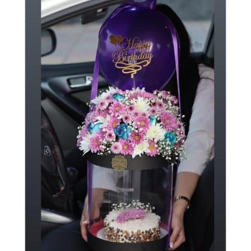 ارسال دسته گل برای هدیه تولد یک سالگی نوزاد مربی 4864