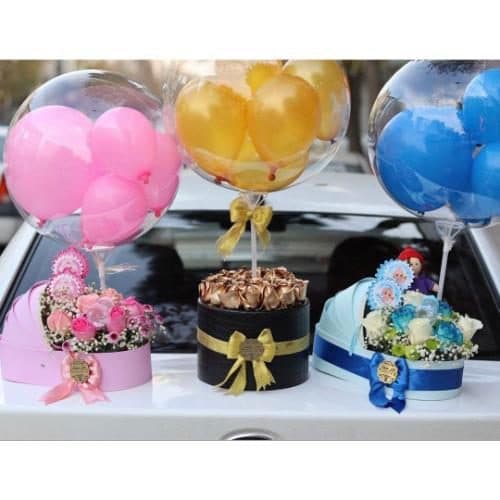 ارسال دسته گل برای نوزاد یک روزه دختر 4845