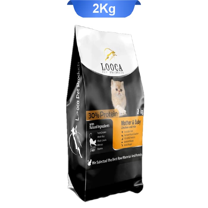 غذای خشک گربه لوکا مدل مادر اند بیبی طعم مرغ و برنج وزن 2 کیلوگرم Loca Mother & Baby