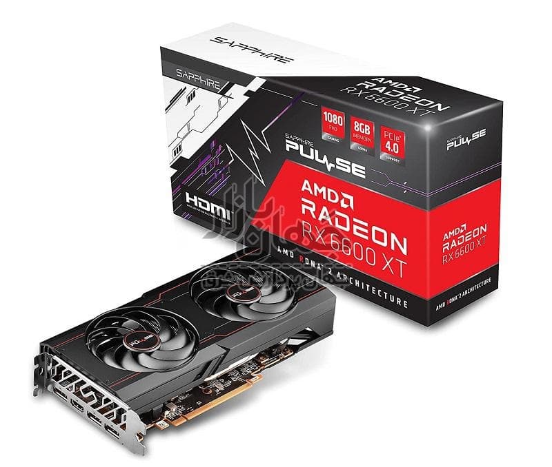 کارت گرافیک استوک سافایر PULSE AMD Radeon RX 6600 XT ظرفیت 8 گیگابایت — تصویر ۷