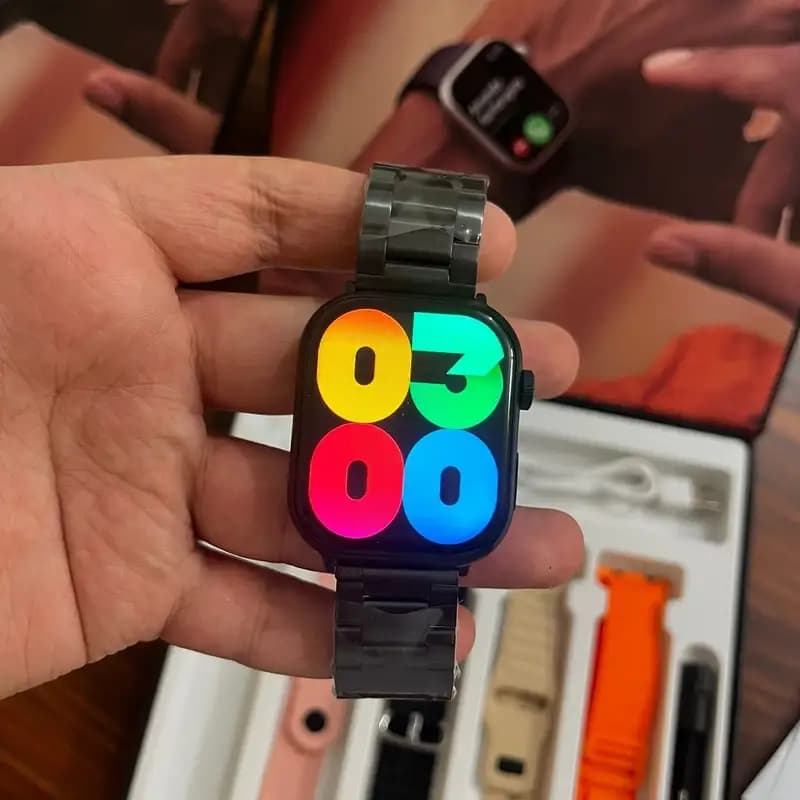 پک ساعت هوشمند Ws22 Max به همراه 5 عدد بند — تصویر ۵