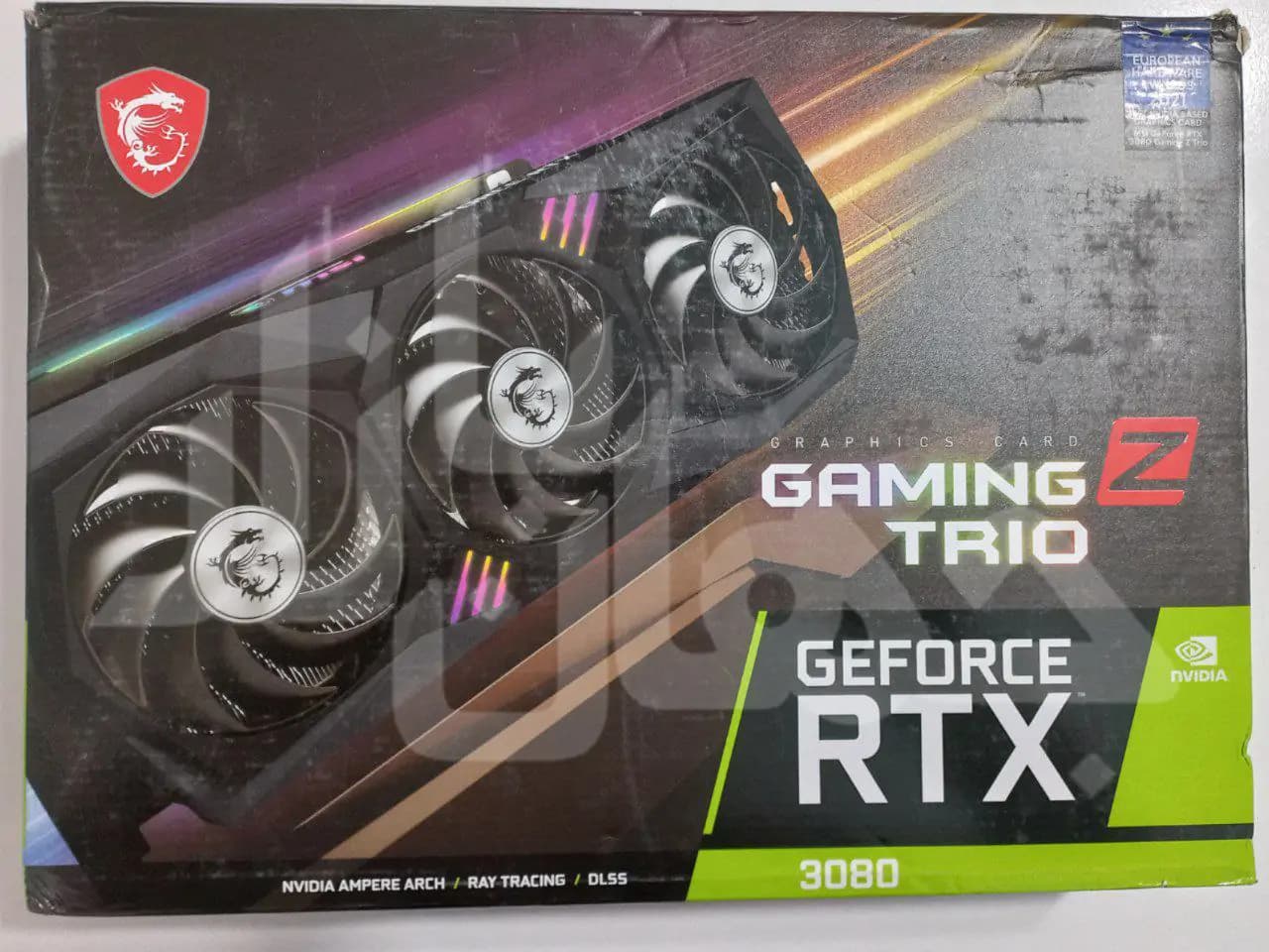 کارت گرافیک استوک ام اس آی GeForce RTX 3080 GAMING Z TRIO ظرفیت 10 گیگابایت بدون کارتن — تصویر ۴