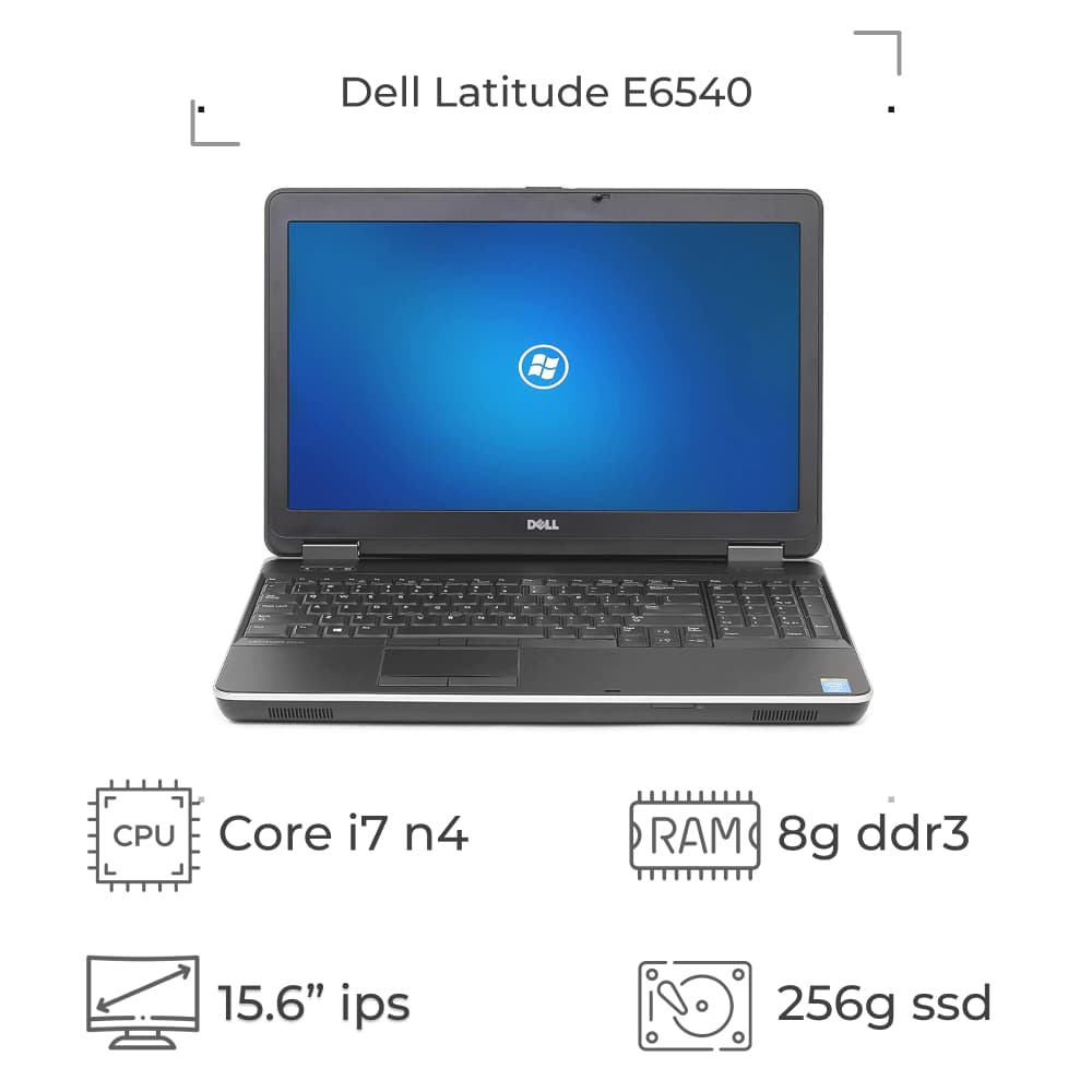 لپ تاپ استوک 15 اینچ دل Latitude E6540 i7