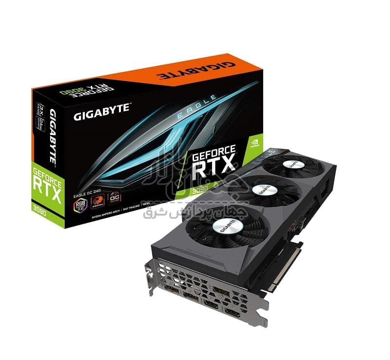 کارت گرافیک استوک گیگابایت GeForce RTX 3090 EAGLE OC ظرفیت 24 گیگابایت