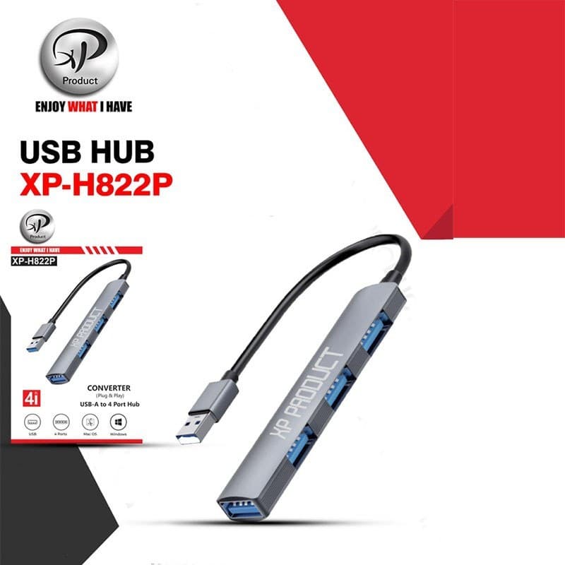 هاب 4 پورت ایکس پی XP PROOUCT H822P-USB3