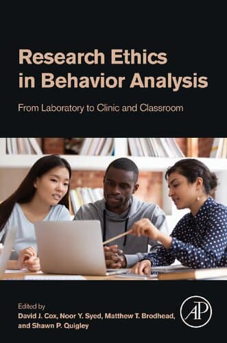 دانلود کتاب Research Ethics in Behavior Analysis: From Laboratory to Clinic and Classroom