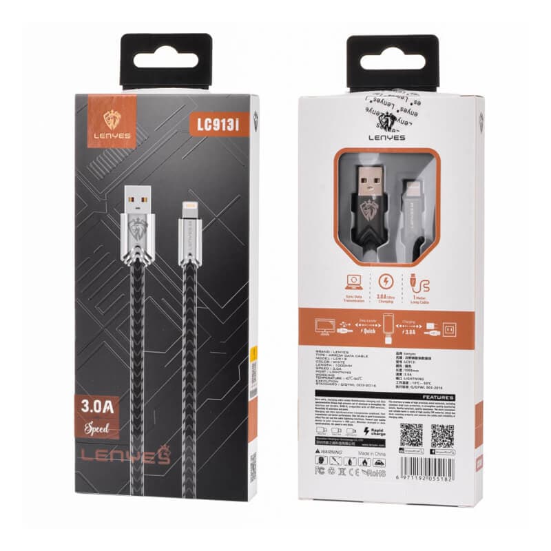 کابل شارژ میکرو LENYES LC913V — تصویر ۳
